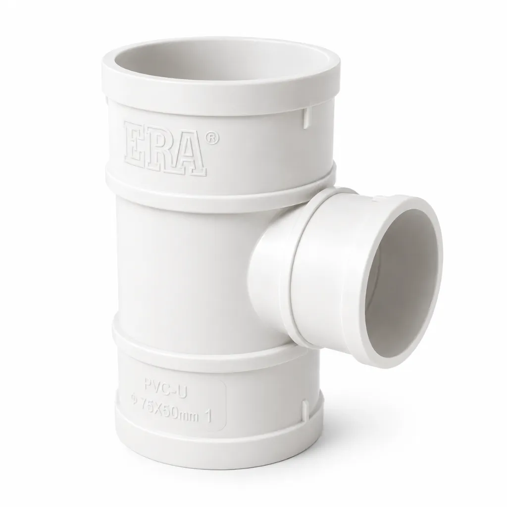 Tee sanitaria PVC 75x50 mm lado.webp