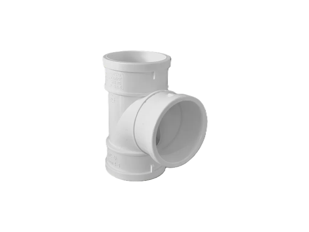 Tee sanitaria PVC 50 mm lado.webp