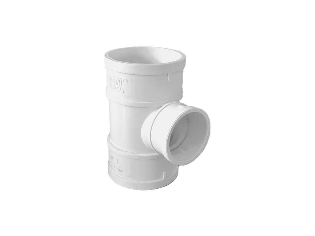 Tee sanitaria PVC 75x50 mm lado.png