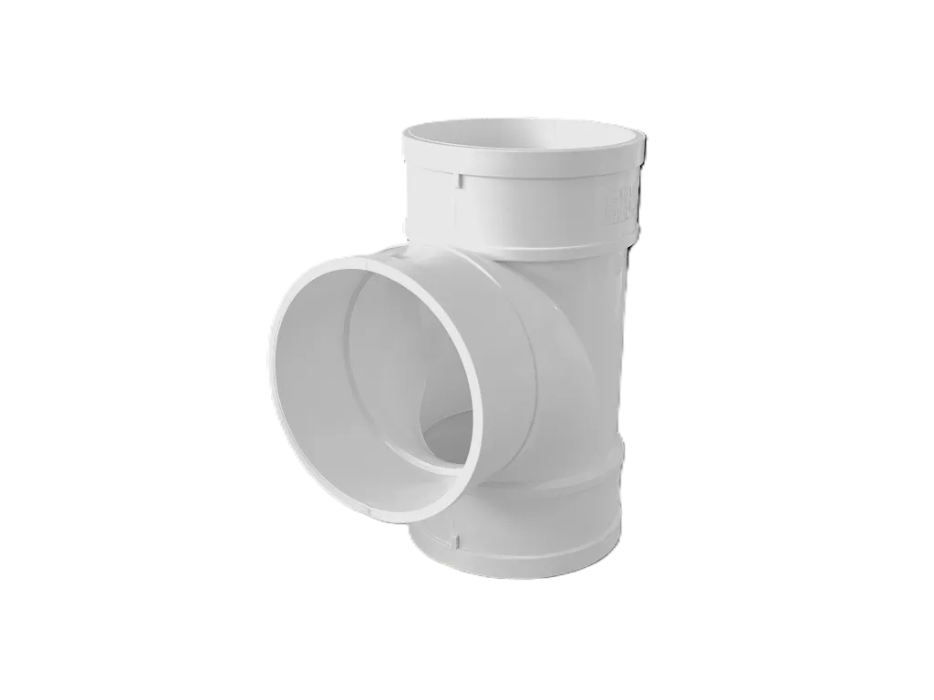Tee sanitaria PVC 110 mm lado.webp