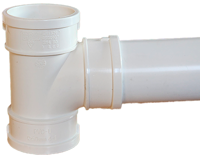 Tee sanitaria PVC 50 mm