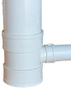 Tee reducida PVC 110 x 50 mm