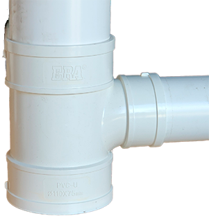Tee reducida PVC 110 x 75 mm