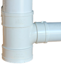Tee reducida PVC 110 x 75 mm