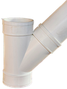 Yee sanitaria PVC 110 mm