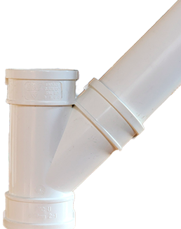 Yee sanitaria PVC 50 mm
