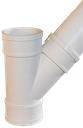 Yee sanitaria PVC 75 mm