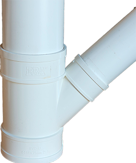 Yee reducida PVC 110 x 75 mm