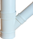 Yee reducida PVC 110 x 75 mm
