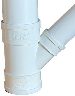 Yee reducida PVC 75 x 50 mm