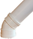 Codo 45 hembra-hembra PVC 50 mm