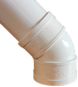 Codo 45 hembra-hembra PVC 75 mm