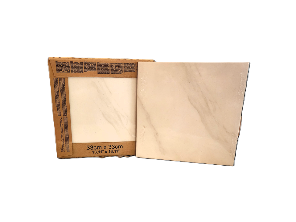 Losa Cerámica Samos Blanco Brillo (caja) 1.45 mts