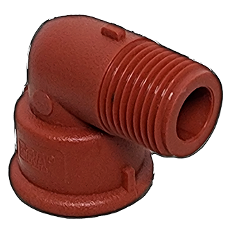 Codo macho-hembra 90 PP 3/4 plg