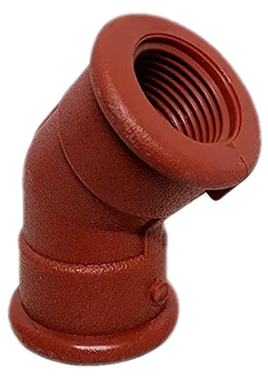 Codo hembra 45 PP 1/2 plg