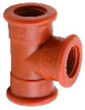 Tee reducida PP 3/4 x 1/2 plg