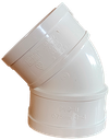 Codo 45 PVC 75 mm