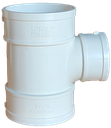 Tee reducida PVC 110 x 75 mm