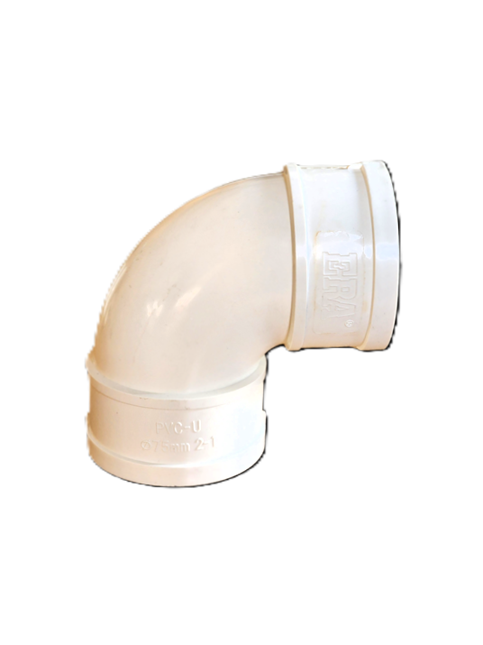 Codo 90 PVC 75 mm