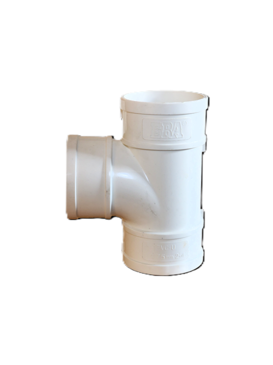 Tee sanitaria PVC 75 mm