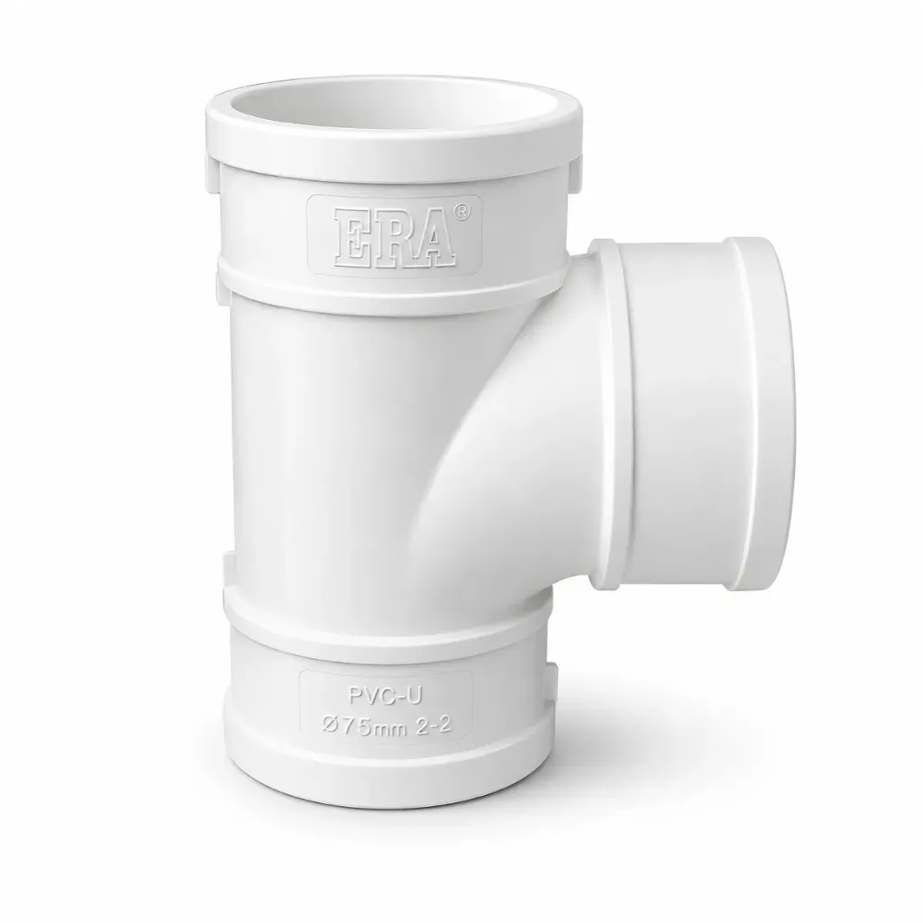 Tee sanitaria PVC 75 mm