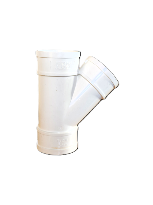 Yee sanitaria PVC 75 mm