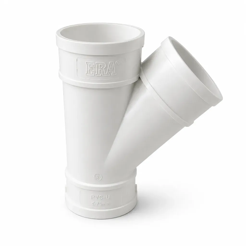 Yee sanitaria PVC 75 mm