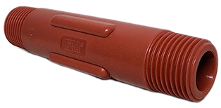 Nipple largo macho PP 1/2 plg 10 cm