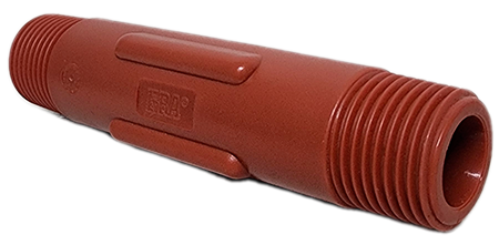 Nipple largo macho PP 3/4 plg 10 cm