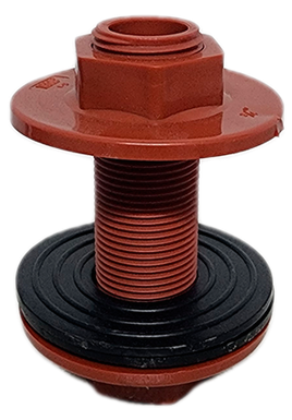 Adaptador S-tanque PP 1 plg