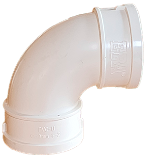 Codo 90 PVC 50 mm