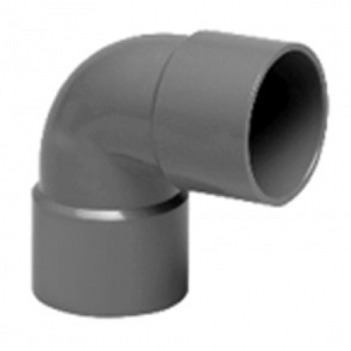 Codo 90 hembra-hembra PVC 75 mm