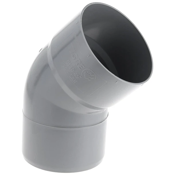 Codo 45 hembra-hembra PVC 110 mm