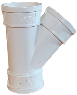 Yee sanitaria PVC 50 mm
