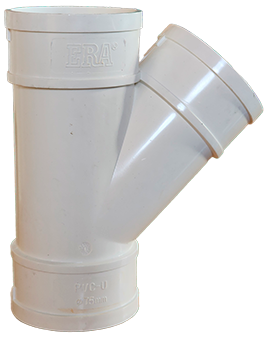 Yee sanitaria PVC 75 mm