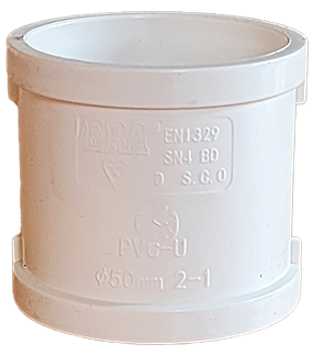 Cople o manguito sanitario PVC 50 mm