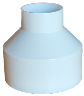 Reducido sanitario PVC 4 x 2 plg
