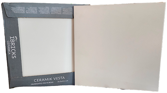 Losa Cerámica Silk Blanco Mate 1.45 mts