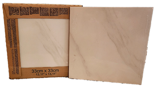 Losa Cerámica Samos Blanco Brillo (caja) 1.45 mts